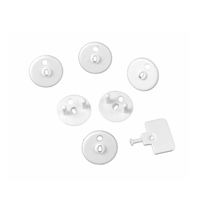 Cache prise électrique de sécurité enfant - Nordlinger Pro - Lot de 6 avec clé de démontage