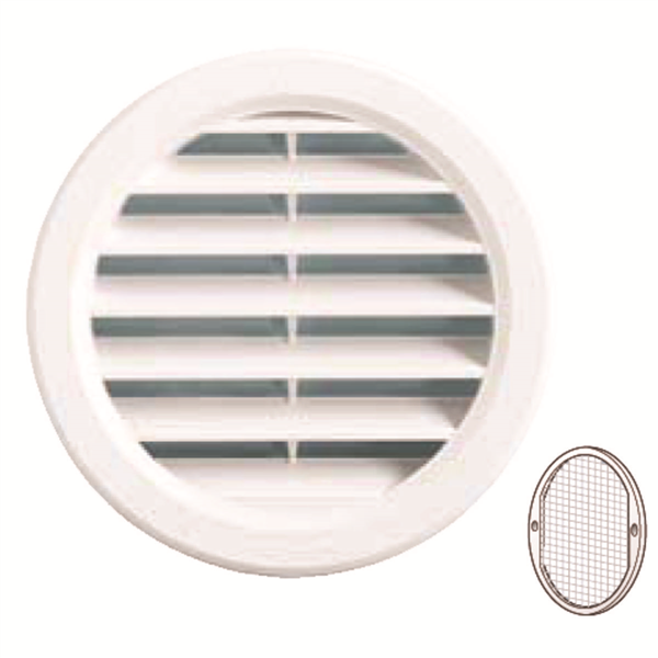 GRILLE RONDE A ENCAST+MOUST 150 MM