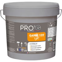 Peinture intérieure garnissante idéale chantiers Garni 100 Théodore Pro'G - Blanc Mat - Pot 5L