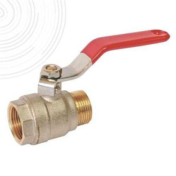 VANNE A SPHERE POIGN. ROUGE MF 1''