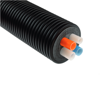 Canalisation Pré-Isolée Multi Energie Terrendis PIME - Gaines PER-a ø 40 x 3,7 mm - Gaines ICTA ø 40 mm - Gaine ø 160 mm - Longueur 100 m