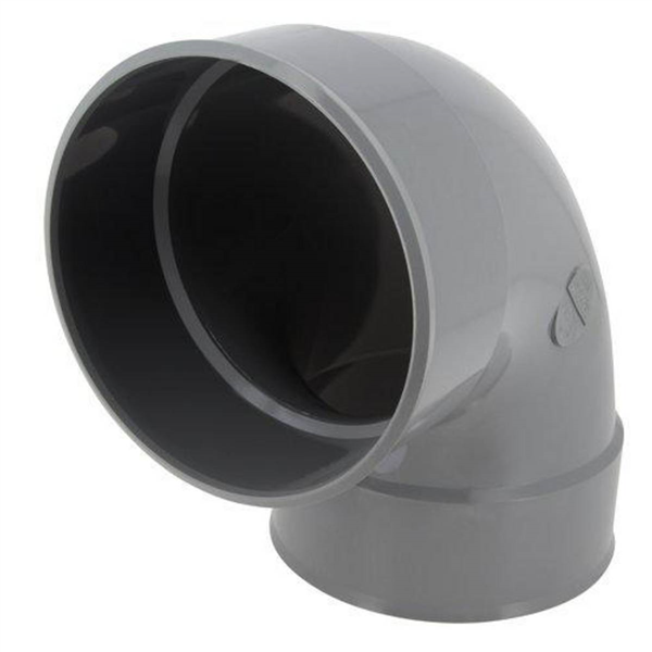 PVC COUDE SIMPLE FF 87°30 D.160 EVACUATION