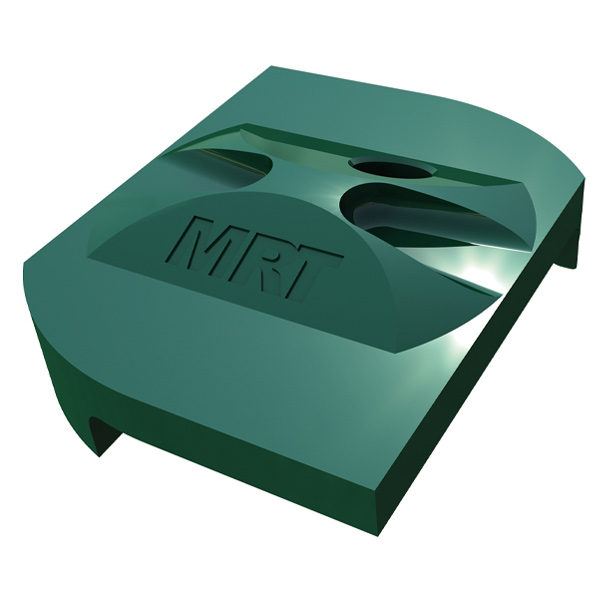 Clip de fixation Easyclip en aluminium plastifié vert RAL6005 pour poteau Easyclip et grillage rigide Moreda