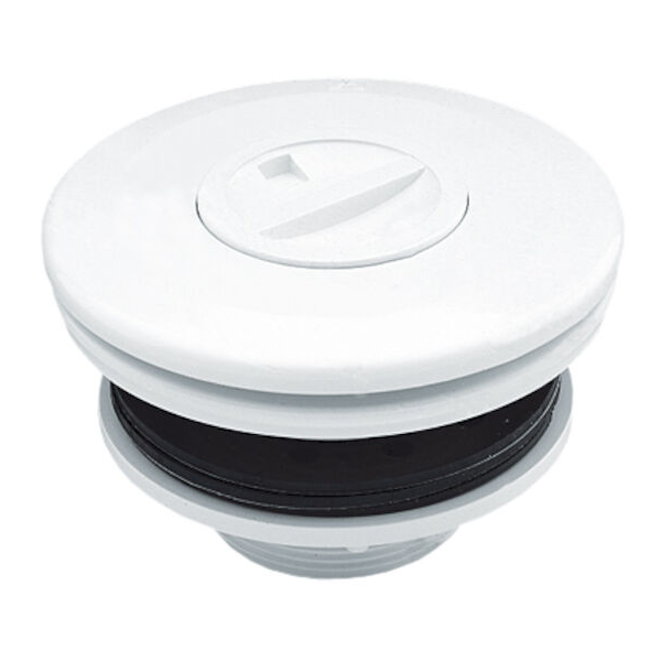 Prise balai pour piscine liner et préfabriquée Astralpool - ABS blanc - filetage extérieur 2" - 6 bar max