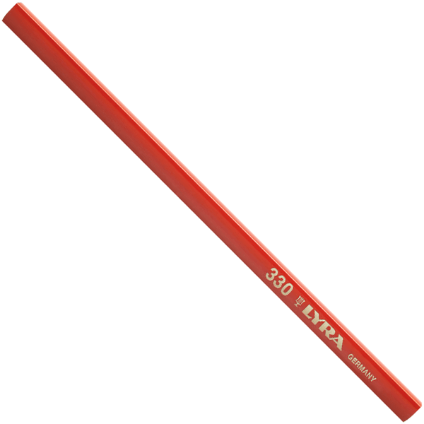 Véritable crayon de charpentier en bois rouge enfant - Corvus