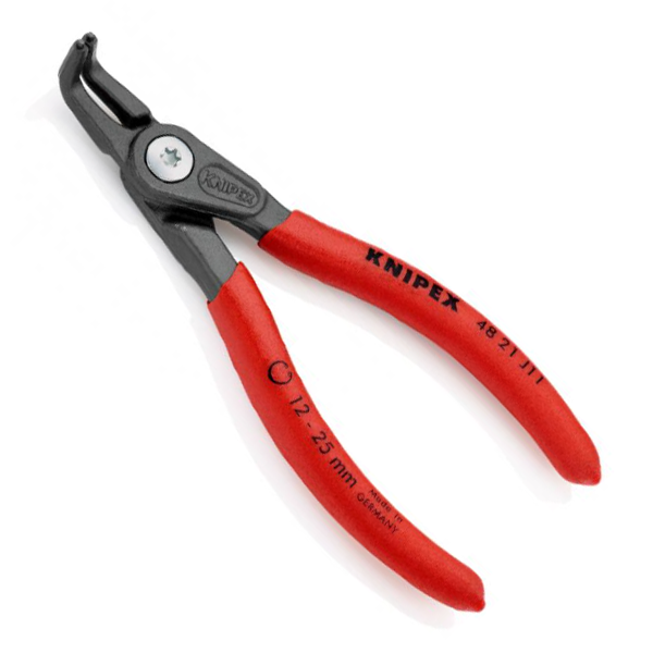 Pince de précision pour circlips intérieurs d'alésage - Pointes coudées - Knipex - 130mm