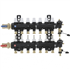 Collect. HYDRONIC Ø1"-7 circuits *6716G1 Ensemble complet-Matériaux de Synthèse
