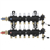Collect. HYDRONIC Ø1"-7 circuits *6716G1 Ensemble complet-Matériaux de Synthèse