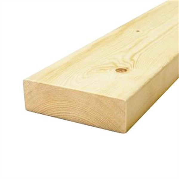 Bois d'ossature en Sapin du nord C24 raboté 4 faces AA - Traité Classe 2 - 70 MM x 45 MM - longueur 5,40 M