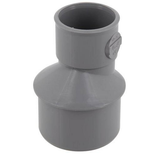 Réduction extérieure excentrée PVC pour évacuation d'eau - mâle/femelle - Ø 50/32 mm