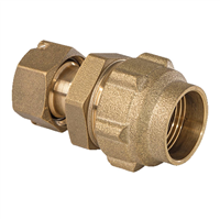 RACCORD A ECROU PRISONNIER LAITON DZR_GAMME U-CAN_DIAM EXT.25_ECROU20X27_PAR 15