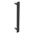 Poignée simple bâton Mantion RD-10B pour porte coulissante Roc Design - acier noir - 356 x 32 mm