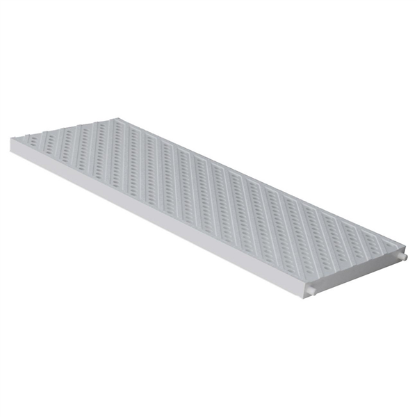 GRILLE PIET/PISC PVC 200X500 GRISE