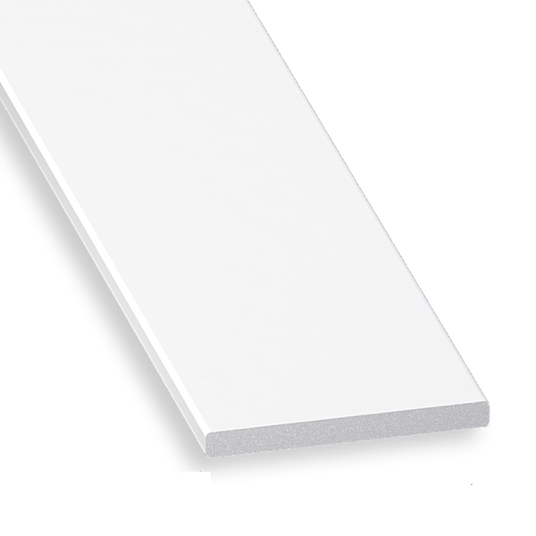 Profilé plat en polyester et fibre de verre - largeur 24 mm - épaisseur 2.5 mm - longueur 1 m CQFD 2047-5313