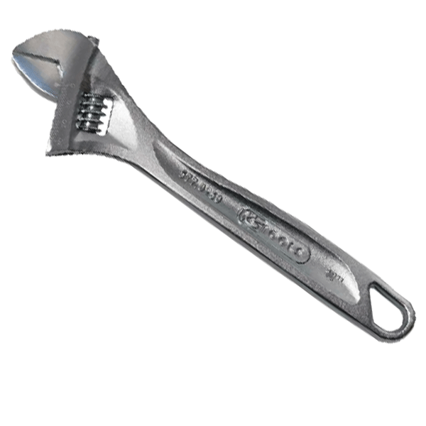 Clé à molette longueur 12 pouces ouverture de 34 mm finition chromée KStools