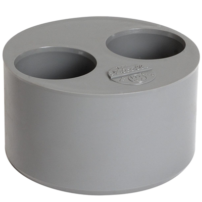Réduction PVC Nicoll T3 - Mâle/femelle 100mm/32mm | Pour Tuyauterie évacuation Eau
