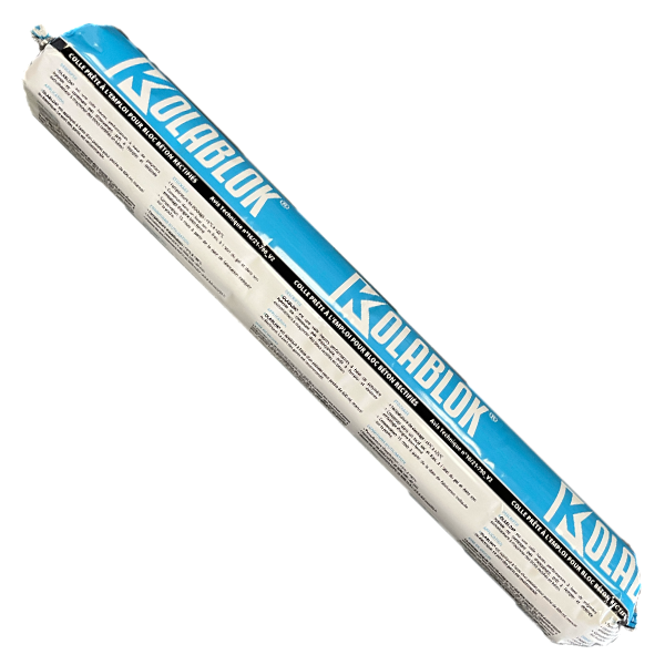 Mastic colle pour bloc béton rectifié Kolablok - prêt à l'emploi - poche de 600 ml