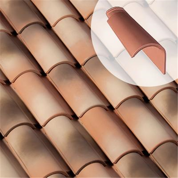 Tuile de rive à rabat droite en terre cuite - Galléane 12 - Silvacane littoral