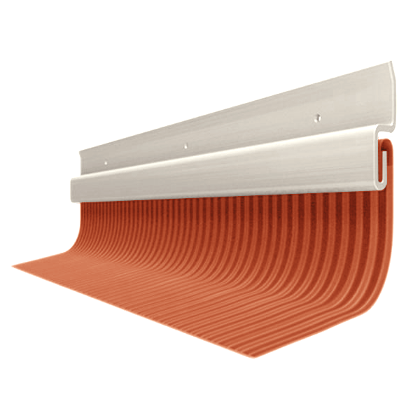 Solin à bavette en alu Lahe Top Alu avec porte solin beige à pli - Rouge - 200,0 MM x 2,00 M