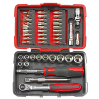 Coffret de douilles et accessoire ULTIMATE 1/4" KSTOOLS - 44 pièces