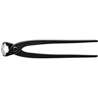 Tenaille russe 250mm noire - Tête polie - Capacité de coupe 2,4mm