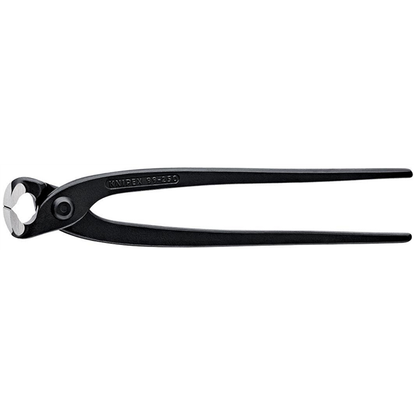 Tenaille russe 250mm noire - Tête polie - Capacité de coupe 2,4mm