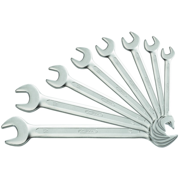 Jeu de 8 clés à fourches métriques Kstools de 8 x 9 mm à 22 x 24 mm