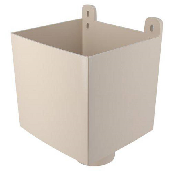 Boîte à eaux de gouttière carrée Nicoll - Diamètre du tube 80 mm - Techtan Sable