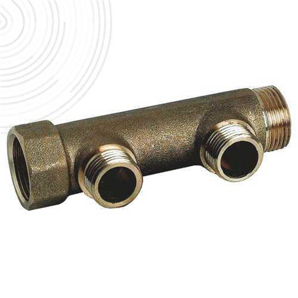 Collecteur MF 3/4"-2+1 dérivation 1/2"Entraxe 50mm- corps 26mm