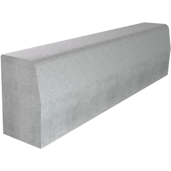 BORDURE T2 CE 6.0 NF U - BETON GRIS