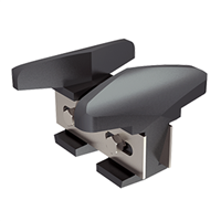 Sabot fonte réglable (21 à 50 mm) pour porte courante