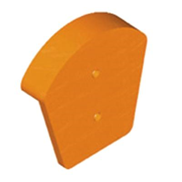 Fronton de faîtière ronde à emboîtement (36XG)