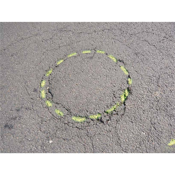 Traceur de chantier TEMPO TP fluorescent temporaire 2-8 semaines couleur vert 500 ml