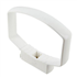 Collier à clipser Nicoll COMGT pour tube de descente de gouttière ovoïde de 105 x 76 mm - Techtan Blanc