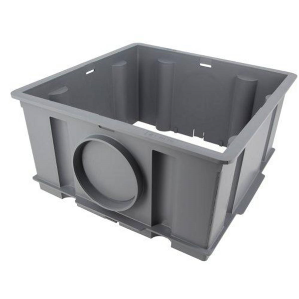 Rehausse Nicoll RETETX pour regard RETX - emboîture Ø 100 mm - 30 x 30 CM - hauteur 15 CM