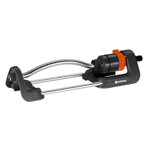 Arroseur oscillant avec rampe métal 16 buses - Aqua S Gardena - Surface arrosage max 220m²