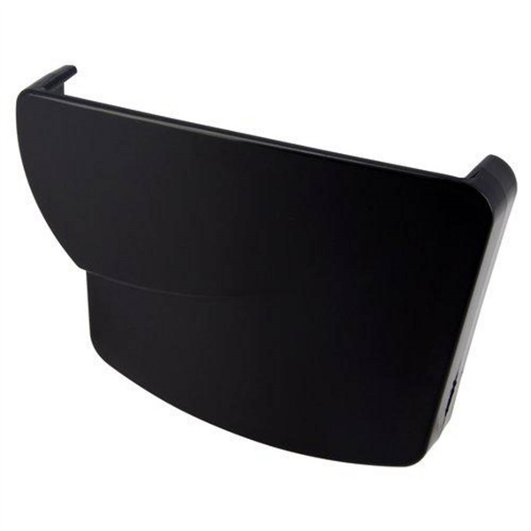 Fond de naissance droite Nicoll pour gouttière - Longueur 137 mm - Épaisseur 22 mm - Techtan - Noir