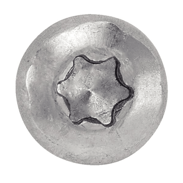 Vis aggloméré tête cylindrique six lobes Acton inox A2 M05 x 40 mm - boîte de 100