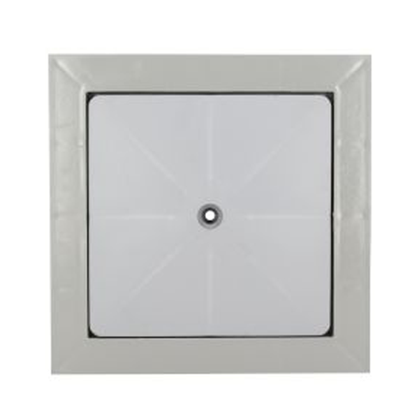 Cadre et coffrage à sceller pour regard de 300 x 300 mm (sans joint) - Gris clair