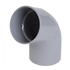 Coude PVC à coller Mâle - Femelle 67° Diamètre 63 mm coloris gris