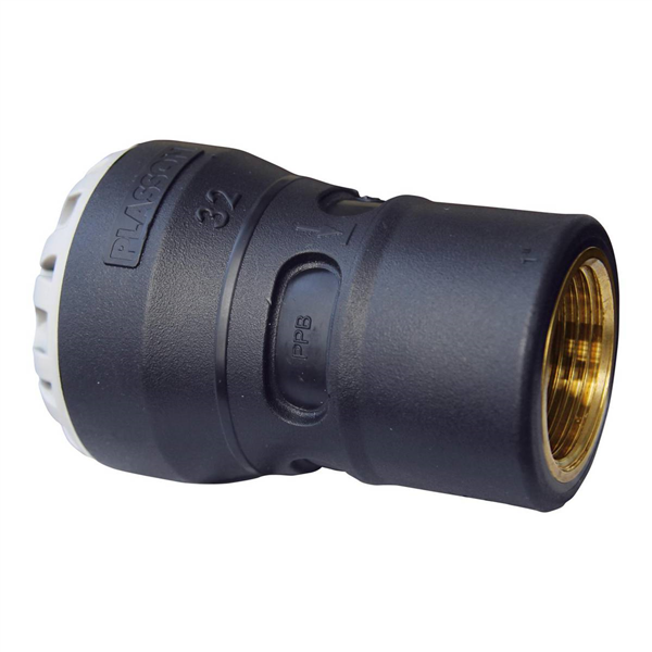 RACCORD FEMELLE S1 TARAUDAGE LAITON D63X2