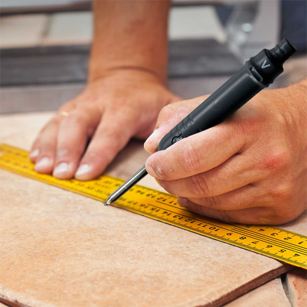 Mine de recharge pour porte mine télescopique Lyra Dry - étui de 12 mines basic - couleur graphite rouge et jaune