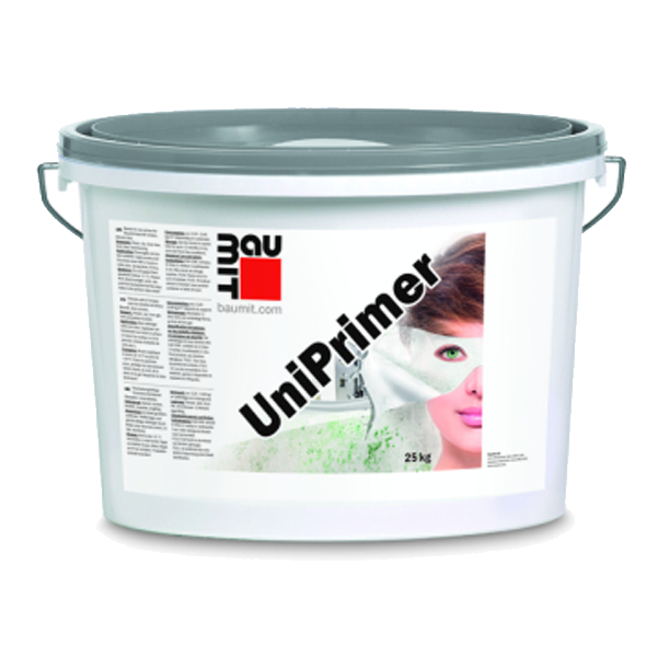 Primaire d'accrochage et régulateur d'absorption pour façades - Uniprimer Baumit - seau de 25 kg
