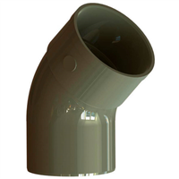 Hta-e coude evacuation 45° mf d110