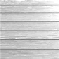 Bardage composite imitation bois - Hardie Plank - 180 MM x 8,00 MM - Long. 3,60 M - Blanc Arctique