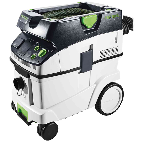 Aspirateur Festool CTM 36 E Cleantec avec tuyau d'aspiration lisse