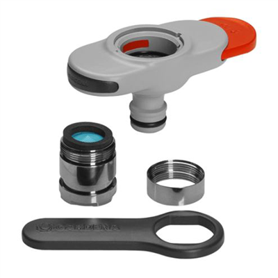 Adaptateur raccord arrosage robinet intérieur cuisine salle de bain - F mâle et femelle - Gardena
