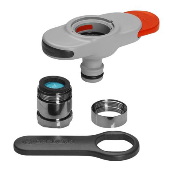 Lot De 3 Adaptateurs Universels Robinet/tuyau - Filets 1/2" Et 3/4" - Vert Pomme - Pour Arrosage Jardin/cuisine