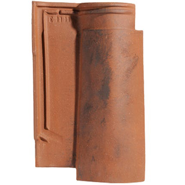 Tuile en terre cuite - Oméga 10 - à double emboîtement - réf.104 EDILIANS - Rouge nuance