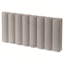 Bordure de jardin en béton Ovaline - couleur Pierre - 50 x 24 cm - Épaisseur 6 cm